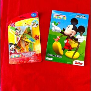 ☀️☀️Disney Mickey Mouse Clubhouse Activity Book & Two Gliders☀️☀️